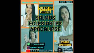 Curso de Libras com interpretação Bíblica