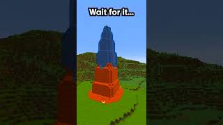 Minecraft: Rate this Cobblestone Tower from 1 to 10 😎 #shorts