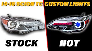 Scion Tc Custom Flow Series Headlights - Make Your Ride Stand Out!