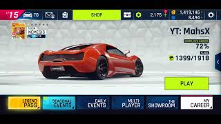 My Garage in Asphalt 9 | 11/15/23