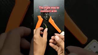 The right way to connect wire with socket outlet #diy