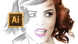 Adobe Illustrator CC - Line Art Tutorial - Tips, Tricks & Shortcuts