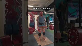 Deload 360kg x 3