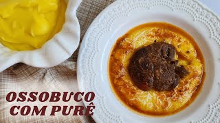 2 Receitas em 1 único vídeo Ossobuco na Pressão com Purê de Batata Baroa | Mandioquinha |