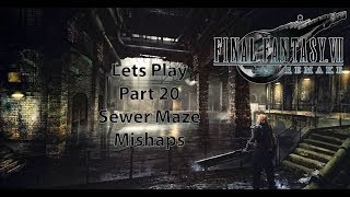 Final Fantasy VII Remake LP part 20 - Sewer Maze Mishaps