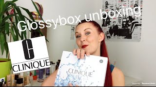 Glossybox Clinique limited edition unboxing