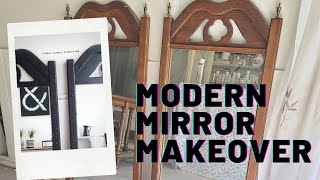 Modern Mirror Makeover|DIY upcycle, how to flip a mirror