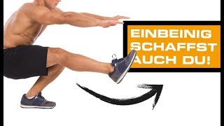 Einbeinige Kniebeuge - So schaffst du es!