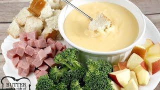 Swiss & Cheddar Cheese Fondue