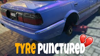 Brand new tyre mein puncture 💔 || Aur Garage ki Updates!