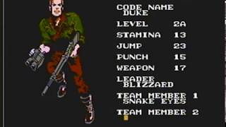 GI Joe NES - 1st quest - deathless