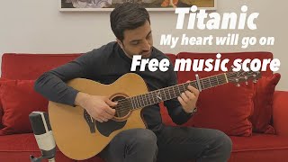 Antonio Pezzullo plays My heart will go on (Titanic) - Free music score