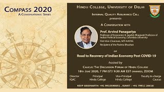 COMPASS 2020 - A Conversation with Prof Arvind Panagariya on Indian Economy Post Covid-19