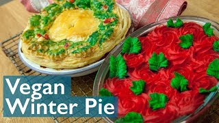 Vegan Winter Pie - with Mash Potato Piping!