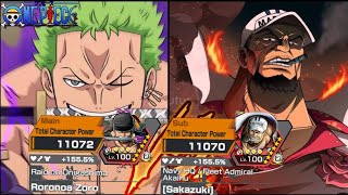 MVP 6 🌟 Ex [ Zoro, Akainu ] Gameplay OPBR One Piece Bounty Rush