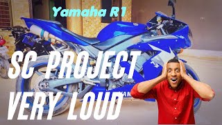 Yamaha r1 2005 exhaust sound test sc project