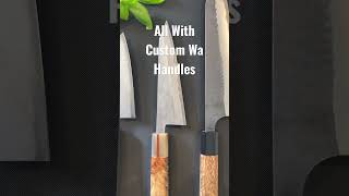 Top 3 Japanese Knives for daily use | Cool custom handles #shorts