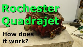 How does the Rochester Quadrajet actually work? General Motors main 4 barrel V8 carburettor