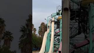 Riding ABANDONED Waterpark Slide on MTB 😱🤯