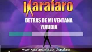 Karaoke-yuridia- detrás de mi ventana