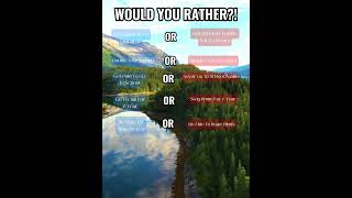 Would You Rather?! #shorts #wouldyourather #viral #fyp