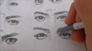 Sketching Exo eyes (OT12)