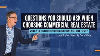 What Is The Timeline For Purchasing Commercial Real Estate? | The Entrepreneurial Agent Podcast