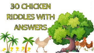 30 Chicken Riddles With Answers 🐤🐓🐔🐣 #chickenriddles