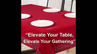 Elevate your dining experience with our exquisite table cover.