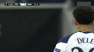 Fantastic Goal by Dele Ali against Wolfsberger AC