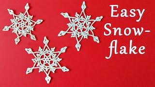 Crochet Easy Snowflakes