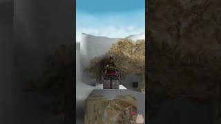 Self-aware Lara Croft snowmobile stunt in Tomb Raider 2