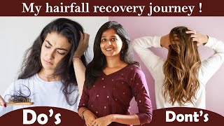 My hairfall recovery journey ! Do’s and Dont’s | #drsharmika #haircare #hairfall #daisyhospital