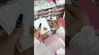 Let’s packaging order ASMR edition ! #2024business #smallbusiness #logistics #pressonnails #nails