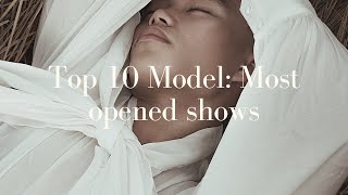 Top 10 Models: Most Opened Shows - Spring/Summer 2020