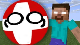 Switzerland VS Herobrine (Countryballs VS Minecraft)