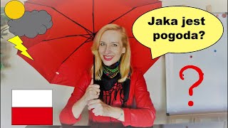 LEARN POLISH (A1): POGODA (WEATHER)/ ENGLISH SUBTITLES