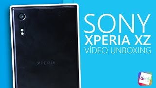 Sony Xperia XZ - Unboxing e Primeiras Impressões [Tirando da caixa]