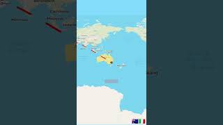 Distance between Gonia Ireland to Canberra Australia #moscowregion #army #aviation #ukrainerussiabor