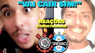 REAÇÕES CORINTHIANAS NO REBAIXAMENTO DO GRÊMIO - CORINTHIANS 1X1 GRÊMIO [REACT COMPILADO]