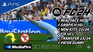 EFOOTBALL™ 2024 PES PPSSPP NEW FACE HD ,CAMERA PS5, KITS, PATTER DURRY, GRAPIC HD