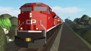 CPKC 7041 Leading Intermodal Nice K5HL Tren Mas Poderoso de Roblox