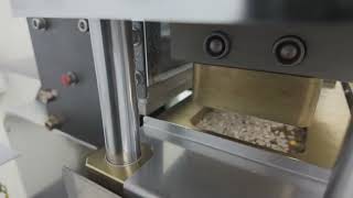 80mm square puffed rice cake machine SYP8080S2 tested with rice