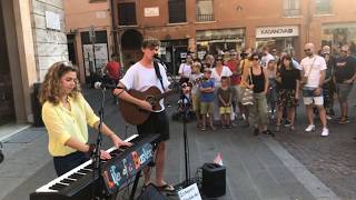 Ed Sheeran - Perfect Duet (Life of a Busker cover at Ferrara Buskers Festival)