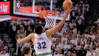 Karl Anthony Towns w/ a PutBack Dunk During Game1 Against Dallas Mavericks Western Conf. Finals 2024