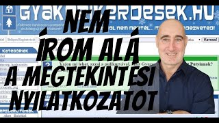 Mit tehet az ingatlanközvetítő, ha nem írom alá a megtekintési nyilatkozatot?