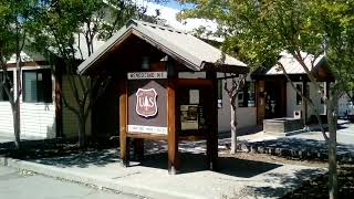 Forest Service facility of Mendocino National Forest with F-350 XL type 7 wildland fire engine PT-39