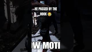 HE PASSED BY THE HOOK 😂 #funnymoments #funny #deadbydaylightfunnymoments #deadbydaylight