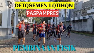 Kegiatan Pembinaan fisik Satuan Denlat Paspampres