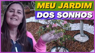 ✅ Como Fazer um JARDIM COM PEDRAS | Orquídeas e plantas abençoadas